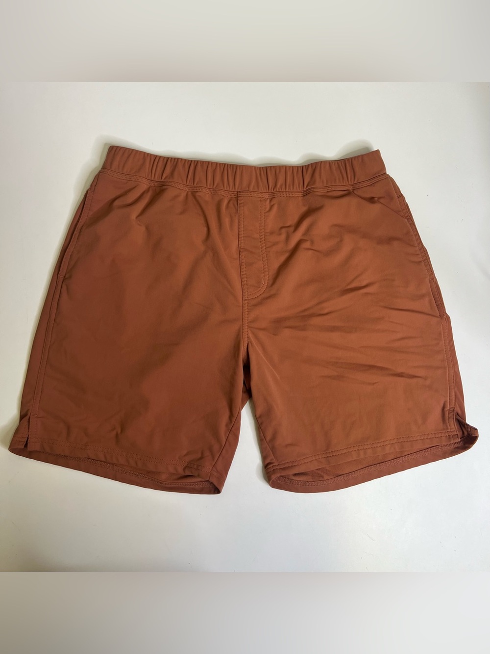 Duck Camp Men’s Trail Runner Short in Clay - Size Large